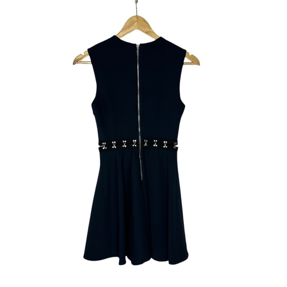 Like New Elizabeth and James Pin Me Fit and Flare Dress Navy Blue 00
